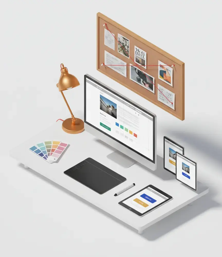 Profesyonel Web Sitesi Grafik Tasarımı