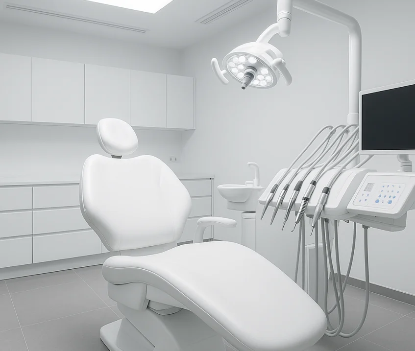 Diş kliniği web sitesi simgesi ve dijital randevu sistemi ikonu