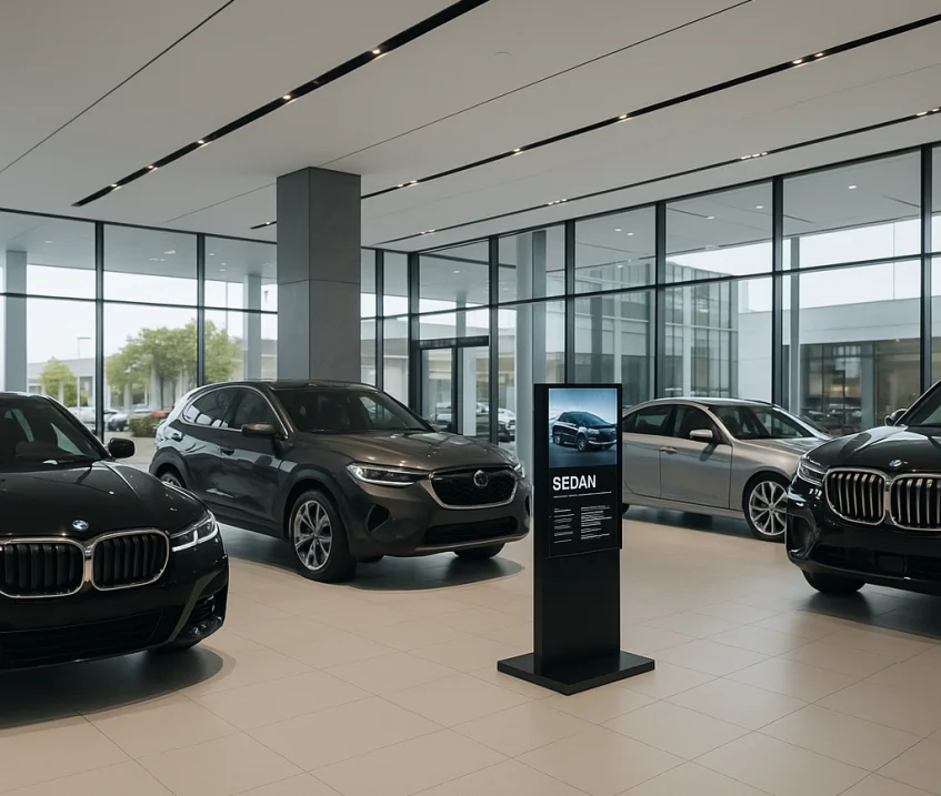 Oto galeri web sitesi thumbnail görseli